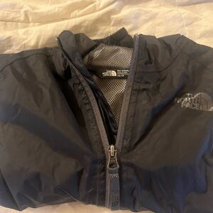 Like New hooded rain jacket